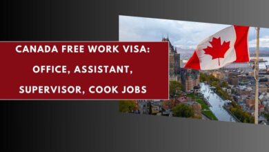 Canada Free Work Visa: Office, Assistant, Supervisor, Cook Jobs