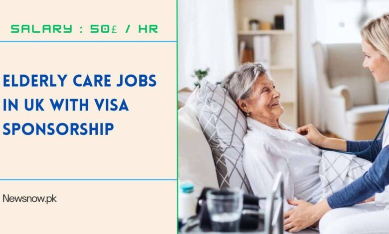 Elderly Care Jobs in UK with Visa Sponsorship