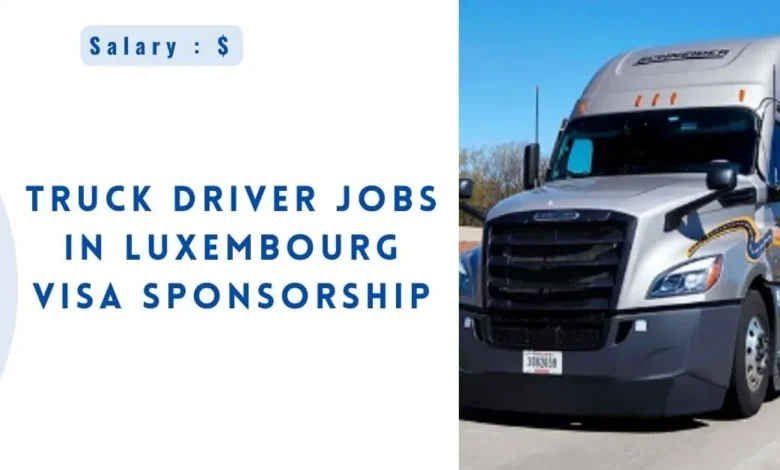 Truck Driver Jobs in Luxembourg