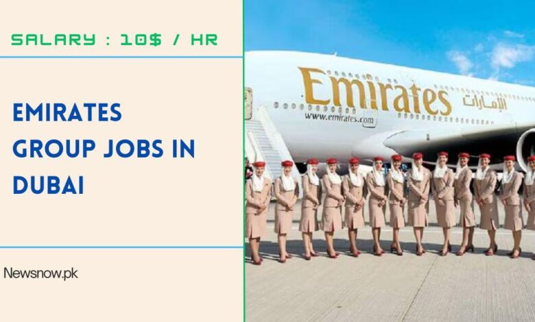 Emirates Group Jobs in Dubai