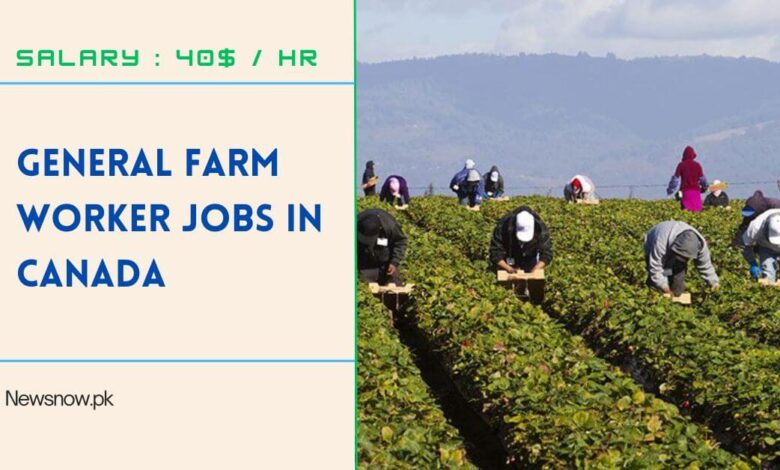 General Farm Worker Jobs in Canada