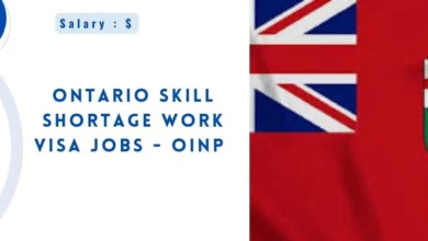 Ontario Skill Shortage Work VISA Jobs