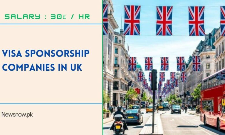 Visa Sponsorship Companies in UK