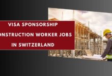 Visa Sponsorship Construction Worker Jobs in Switzerland