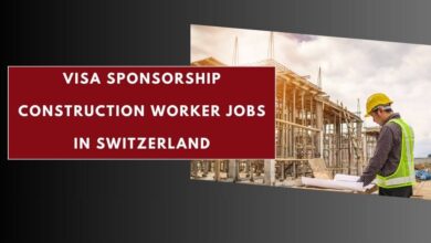 Visa Sponsorship Construction Worker Jobs in Switzerland