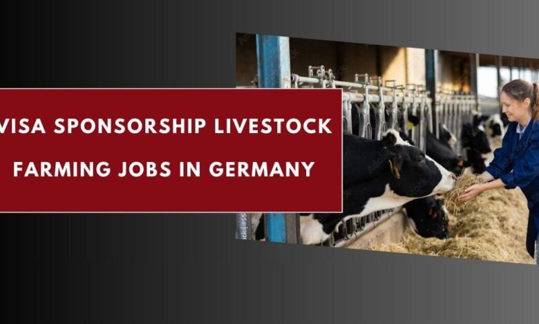 Visa Sponsorship Livestock Farming Jobs in Germany