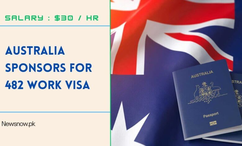 Australia Sponsors for 482 Work Visa