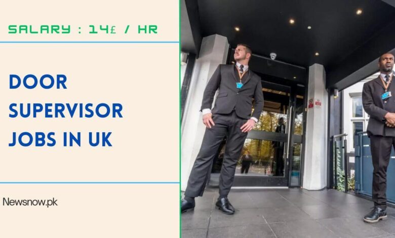 Door Supervisor Jobs in UK