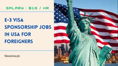 E-3 Visa Sponsorship Jobs in USA for Foreigners