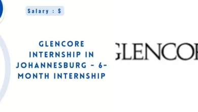 Glencore Internship in Johannesburg