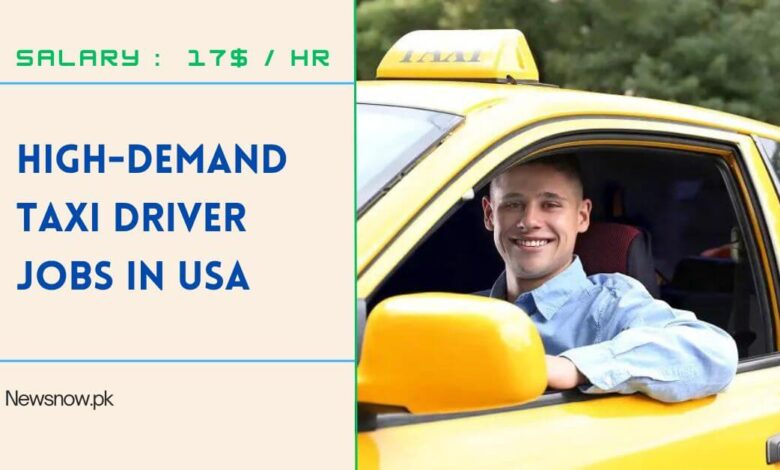 High-Demand Taxi Driver Jobs in USA