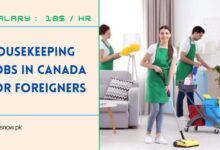 Housekeeping Jobs in Canada For Foreigners