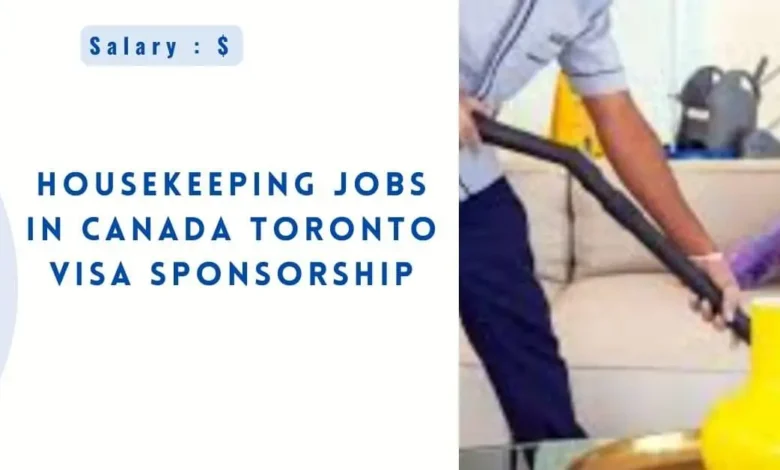 Housekeeping Jobs in Canada Toronto