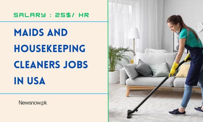 Maids and Housekeeping Cleaners Jobs in USA