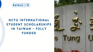 NCTU International Student Scholarships in Taiwan