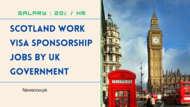 Scotland Work VISA Sponsorship Jobs by UK Government