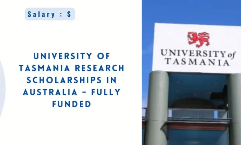 University of Tasmania Research Scholarships in Australia