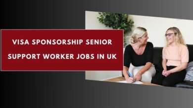 Visa Sponsorship Senior Support Worker Jobs in UK