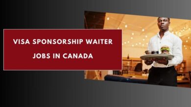 Visa Sponsorship Waiter Jobs in Canada