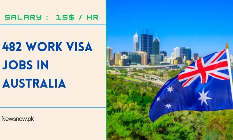 482 Work Visa Jobs in Australia