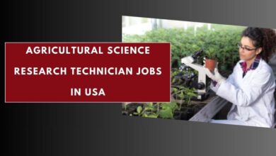 Agricultural Science Research Technician Jobs in USA