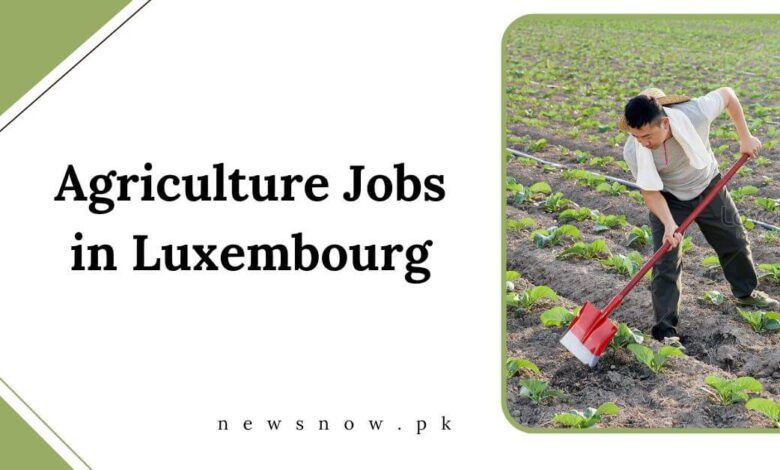 Agriculture Jobs in Luxembourg