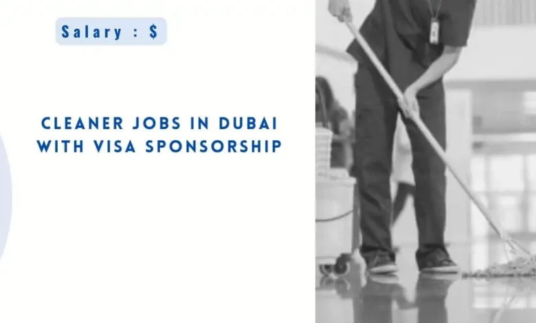 Cleaner Jobs in Dubai