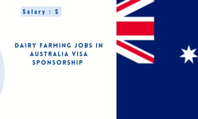 Dairy Farming Jobs in Australia