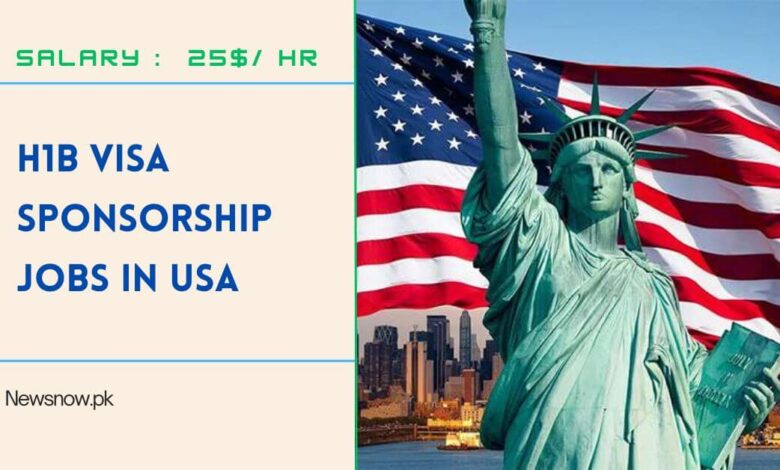 H1B Visa Sponsorship Jobs in USA