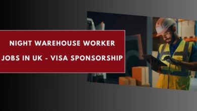 Night Warehouse Worker Jobs in UK - Visa Sponsorship