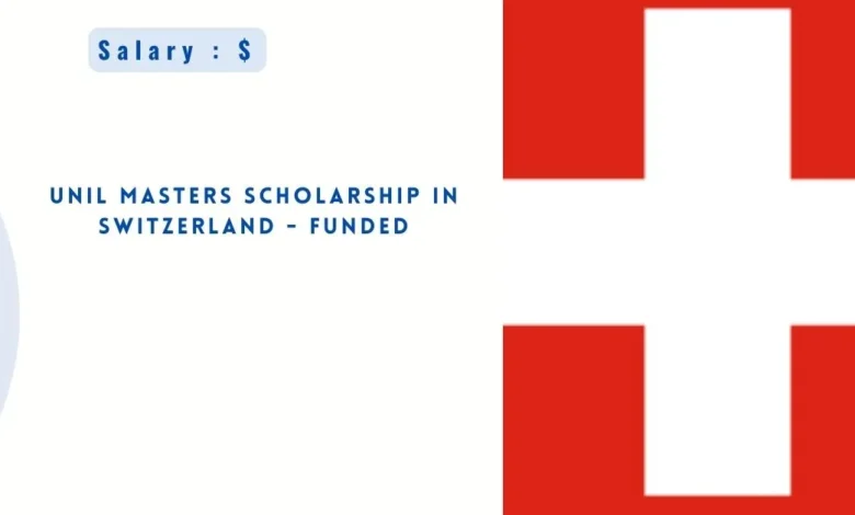 UNIL Masters Scholarship