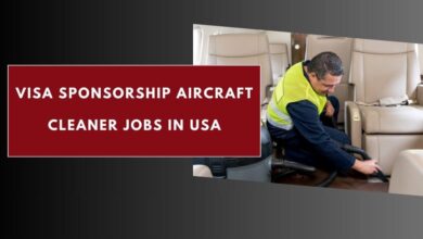 Visa Sponsorship Aircraft Cleaner Jobs in USA