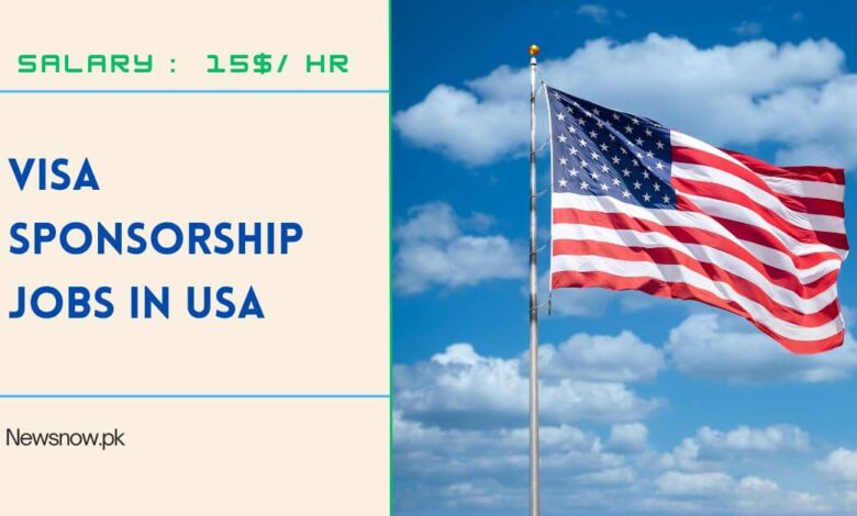 Visa Sponsorship Jobs in USA