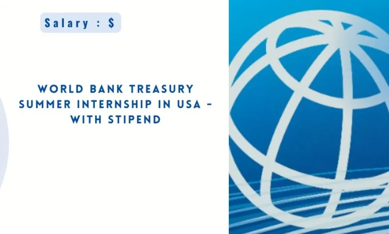 World Bank Treasury Summer Internship