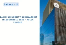 Deakin University Scholarship in Australia