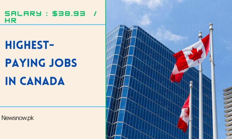 Highest-Paying Jobs in Canada