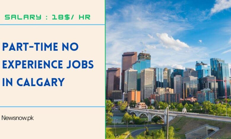 Part-Time No Experience Jobs in Calgary