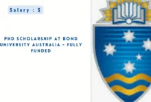 PhD Scholarship at Bond University Australia