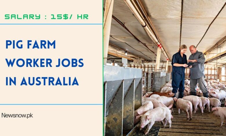 Pig Farm Worker Jobs in Australia