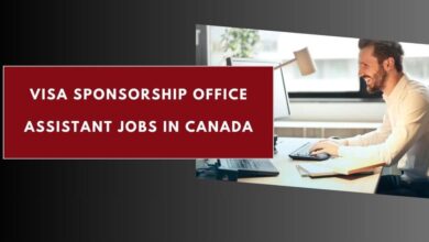 Visa Sponsorship Office Assistant Jobs in Canada