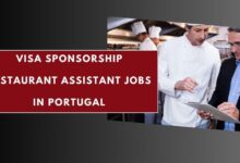 Visa Sponsorship Restaurant Assistant Jobs in Portugal