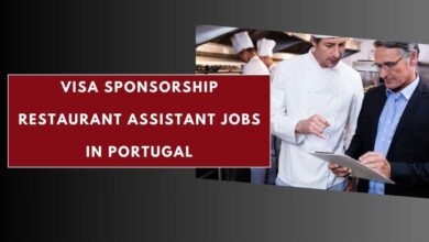 Visa Sponsorship Restaurant Assistant Jobs in Portugal