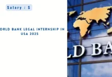 World Bank Legal Internship in USA