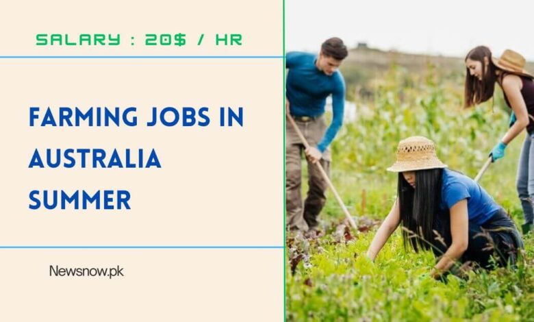 Farming Jobs in Australia Summer