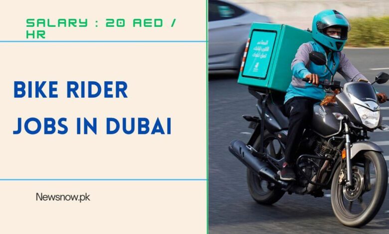 Bike Rider Jobs in Dubai