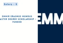 EMMIR Erasmus Mundus Master Degree Scholarship