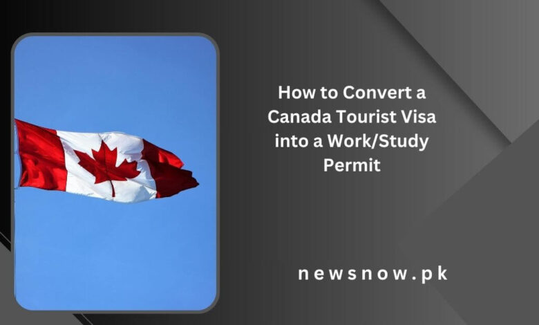 How to Convert a Canada Tourist Visa into a WorkStudy Permit 2024