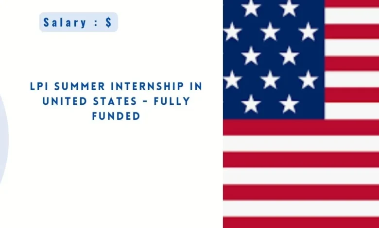 LPI Summer Internship in United States