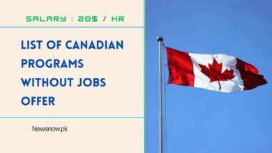 List of Canadian Programs without Jobs Offer