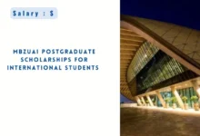 MBZUAI Postgraduate Scholarships